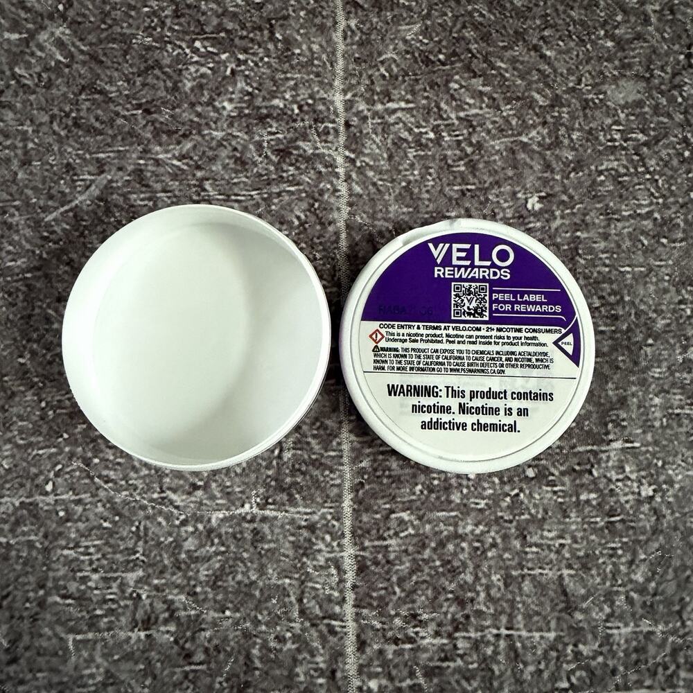 Velo 3 Wild Berry Upside Down Factory Misprint Error 1/1 Empty Purple Zyn Can